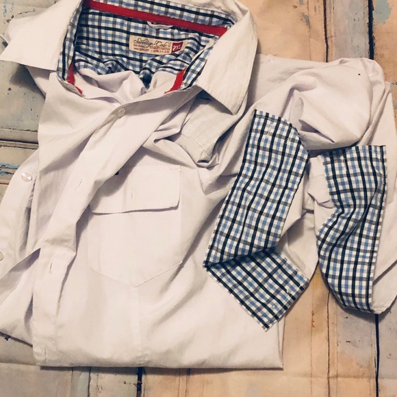 Mens 2xl Sovereignty Code White with plaid accents - Picture 3 of 10